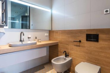 Installazione bidet sospeso