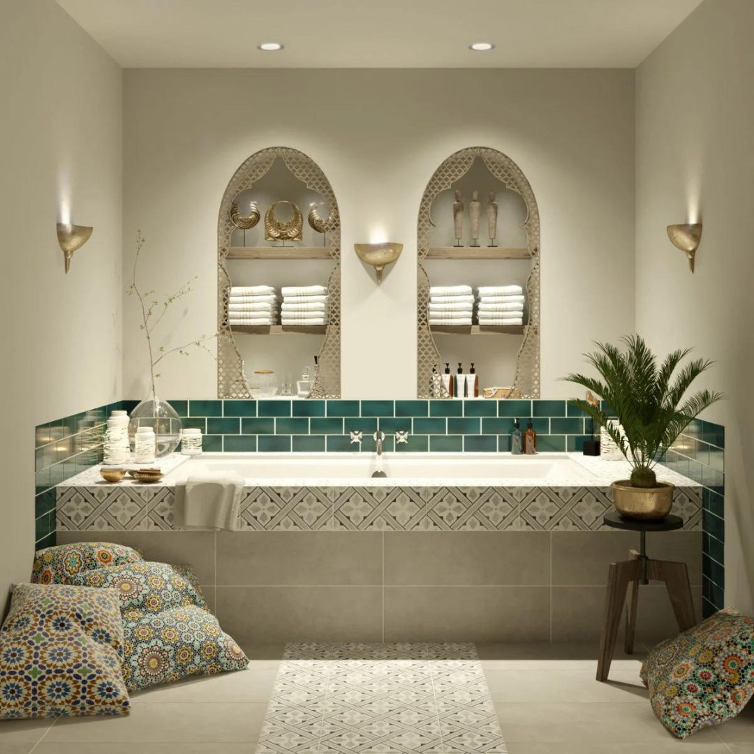 Arredare il bagno in stile etnico  Idea di decorazione, Arredamento,  Mobili in vimini