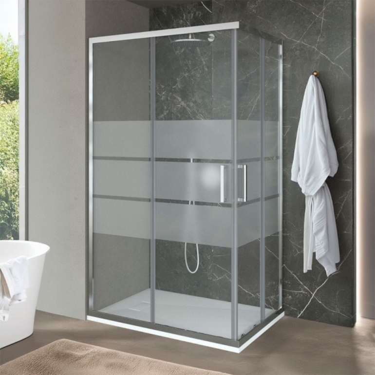 Box doccia angolare