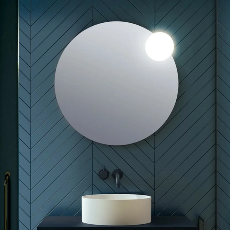 Specchio LED Da Bagno 28x36 Cm: Portatile E Ricaricabile Via USB, Perfetto Per Viaggi E Trucco - 3