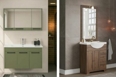 mobile bagno sospeso o a terra