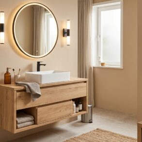 Copertina articolo mobile bagno effetto legno